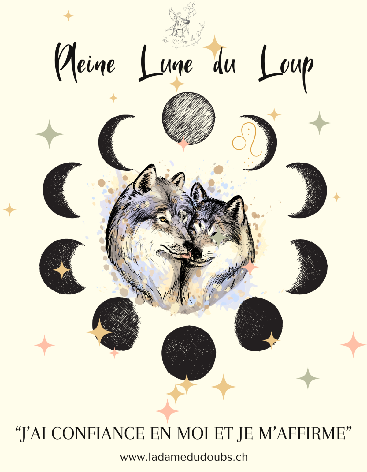 Pleine Lune Du Loup Degr S Du Lion Le Janvier La D Me Du